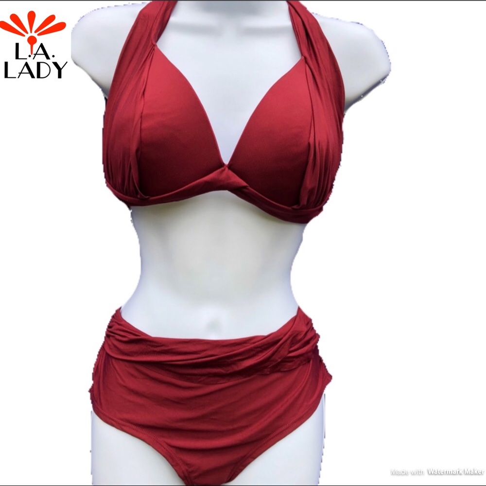 Ellen Amber bikini Burgundy Euro Size 42 = Large